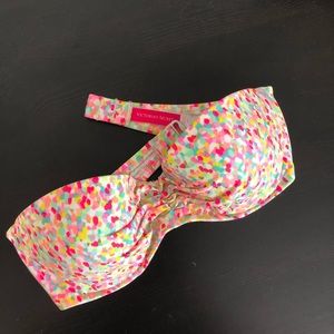 Bright multi color VS bathing suit top